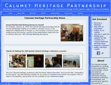 Tablet Screenshot of calumetheritage.org
